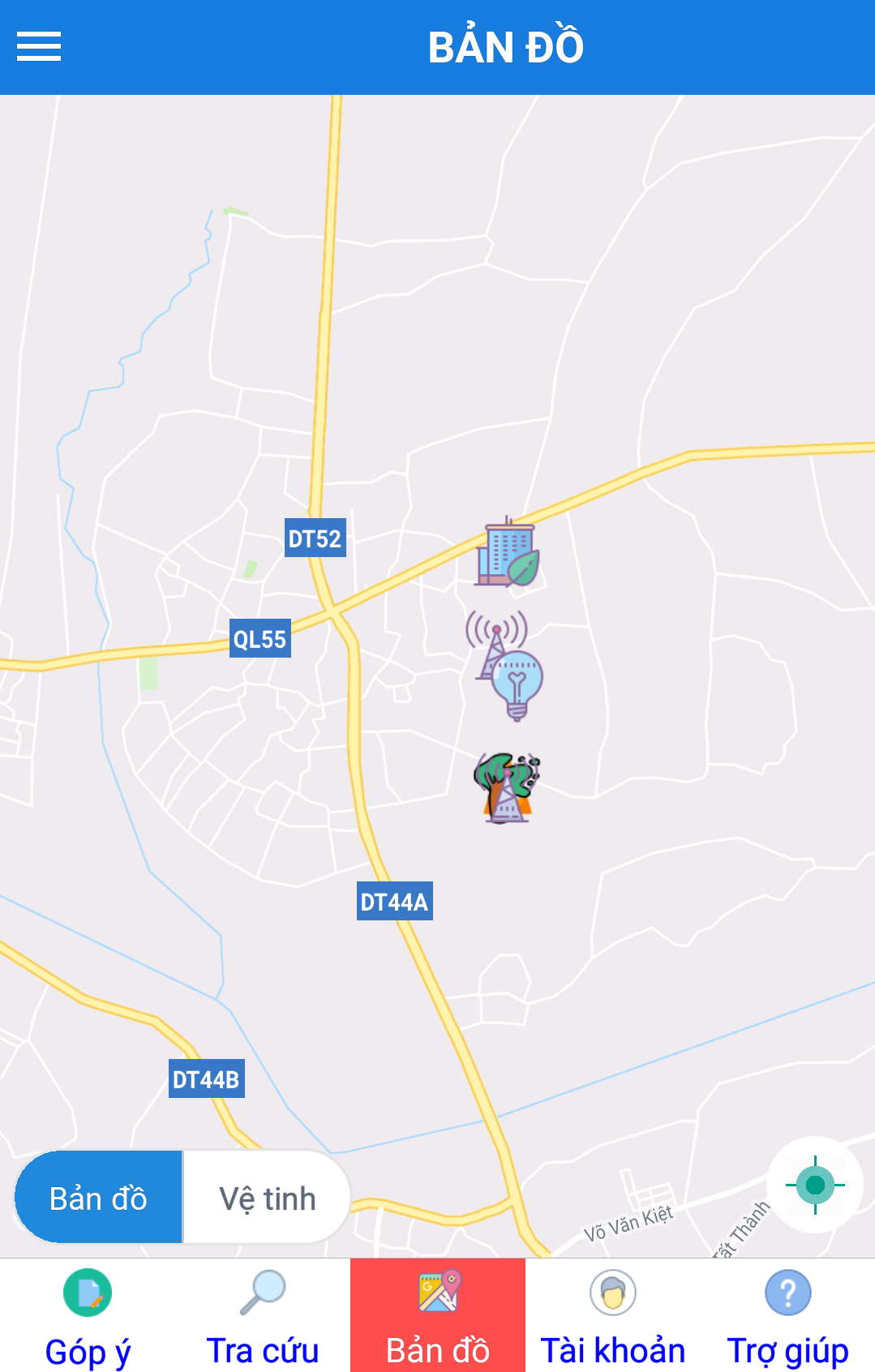 Bản đồ sự cố